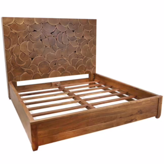 Magda Handcrafted King Bed, Reclaimed Wood