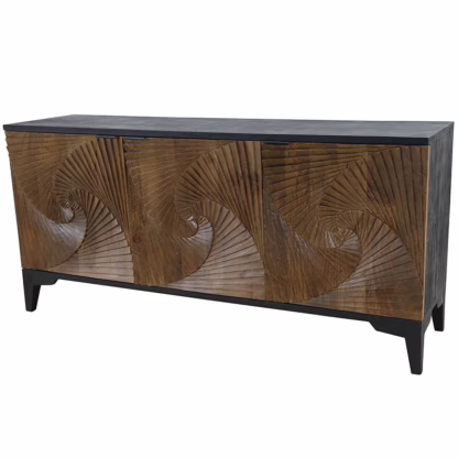 Novelle 70'' Sideboard with Intricate Carving