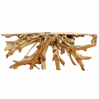 Graceful 79'' Organic Teak Root Console, DA 55A