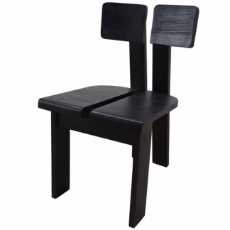 Kyoto Teak Dining Chair, Vintage Black