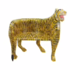 Dramatic Hand-Painted Yellow Tiger Chair, MSI 756 - Image 7
