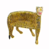 Dramatic Hand-Painted Yellow Tiger Chair, MSI 756 - Image 8