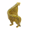 Dramatic Hand-Painted Yellow Tiger Chair, MSI 756 - Image 10