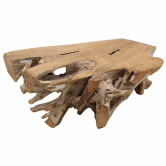 Exceptional Solid Teak Wood Coffee Table, DA 77B