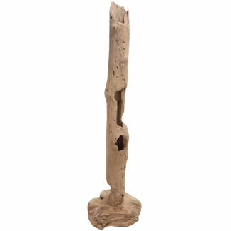 Astonishing Teak Sculpture 84" Tall, DA 84A