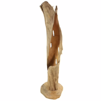 Astonishing Teak Sculpture 80" Tall, DA 84C