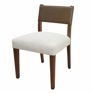 Keely Upholstered Dining Chair, Vintage Pecan