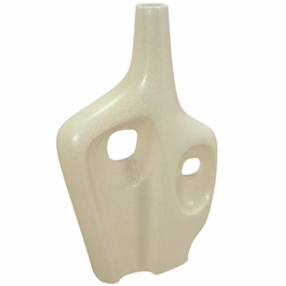 Abstract Terracotta Vase, Pearl Finish RIS 886