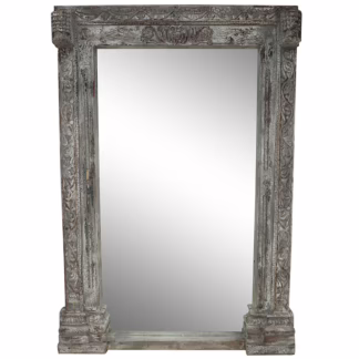 Antique Door Frame Floor Mirror, 730G