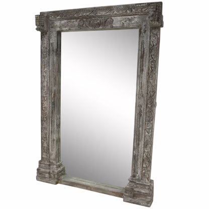Antique Door Frame Floor Mirror, 730G - Image 2