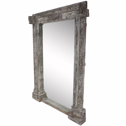 Antique Door Frame Floor Mirror, 730G - Image 3