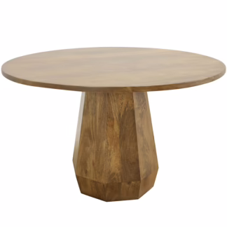 Corfu 48'' Round Dining Table, Vintage Patina