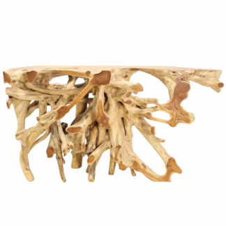 Organic 71'' Teak Root Wood Console, DA 62A