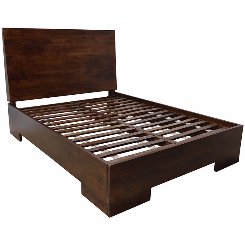 Madox Queen Bed Walnut 62x 87x 50h 3 Home Source Furniture