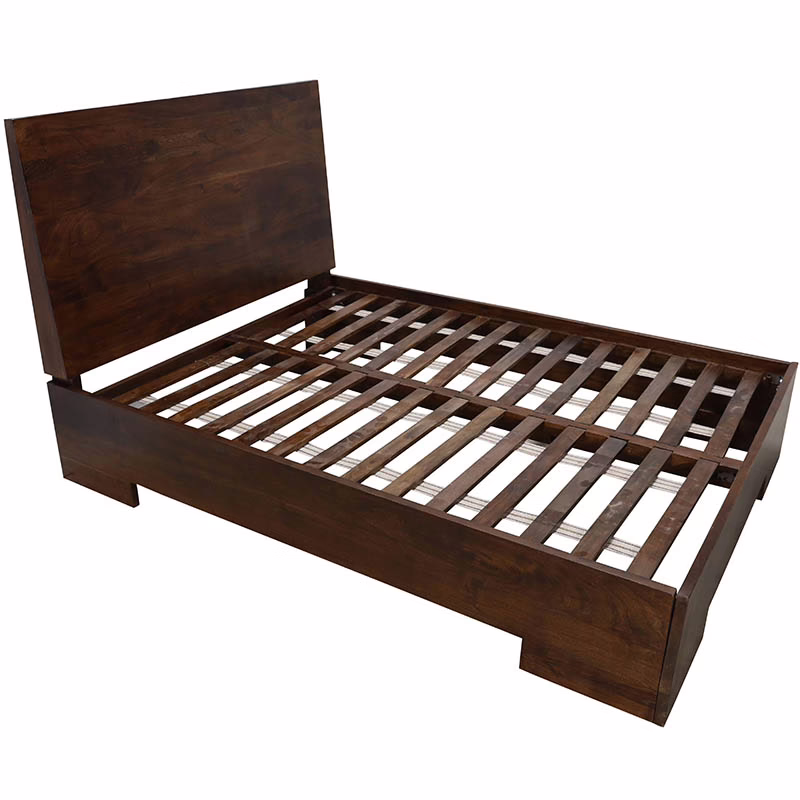 Madox Queen Bed Walnut 62x 87x 50h 5 Home Source Furniture