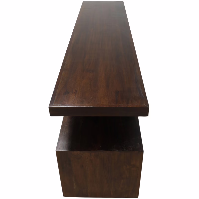 Zuma Walnut 69x 16x 32h 5 Home Source Furniture