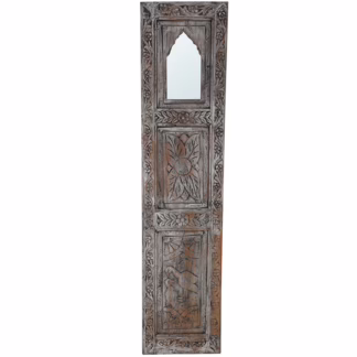 Hand Carved Vintage Wall Panel 71", MSI 865 Aged Natural