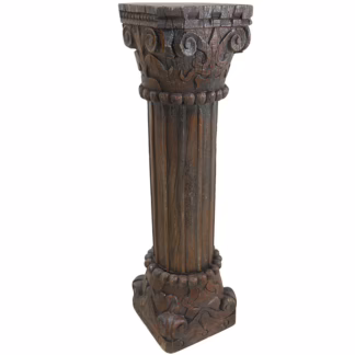 Intricatly Hand Carved Antique Pillar, MSI 866