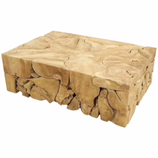 Intriguing 52" Salvaged Teak Wood Coffee Table, RIS 901