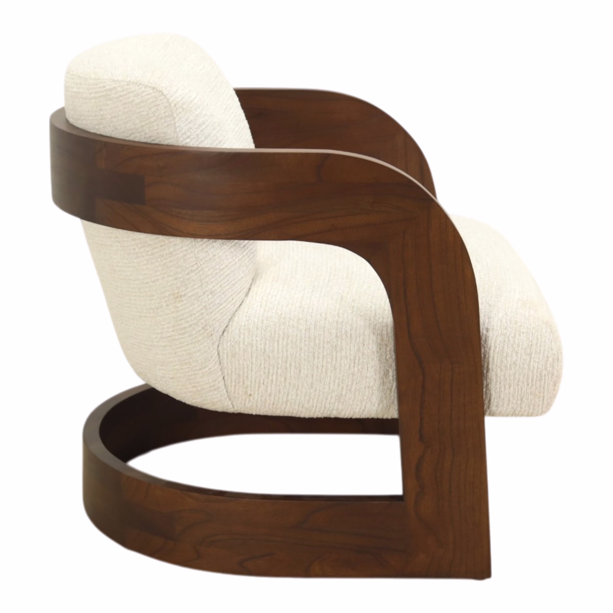 Aiko Upholstered Accent Chair, Brown 7 Aiko Upholstered Accent Chair, Brown - Image 7