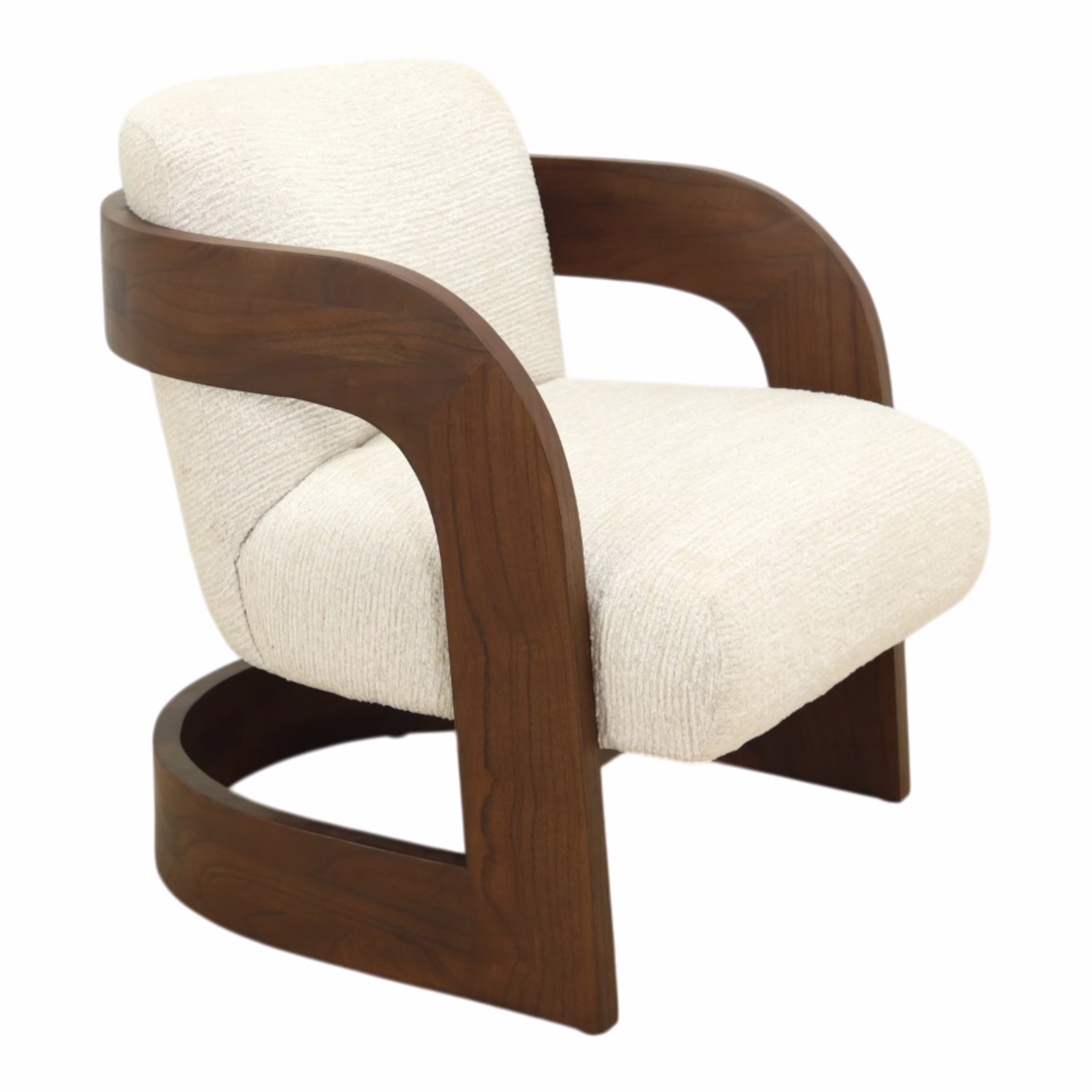 Aiko Upholstered Accent Chair, Brown 1 Aiko Upholstered Accent Chair, Brown