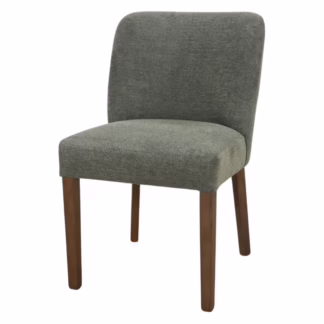 Three quarter view of Gracie Upholstered Dining Chair with wraparound upholstery