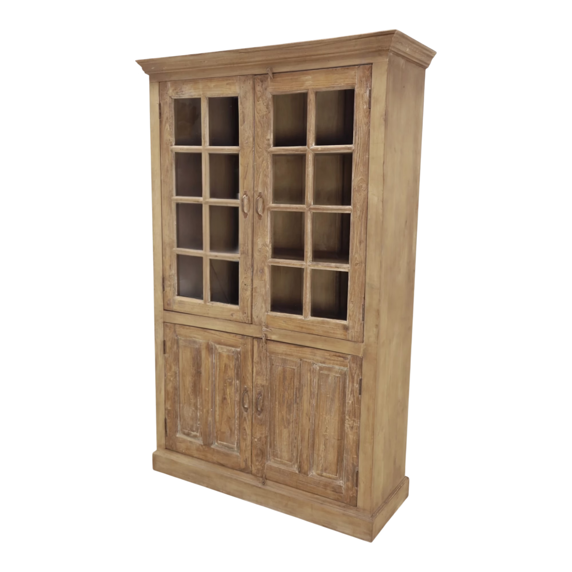 One-of-a-Kind Teak Glass Door Display Cabinet, PX 31 4 One-of-a-Kind Teak Glass Door Display Cabinet, PX 31 - Image 4
